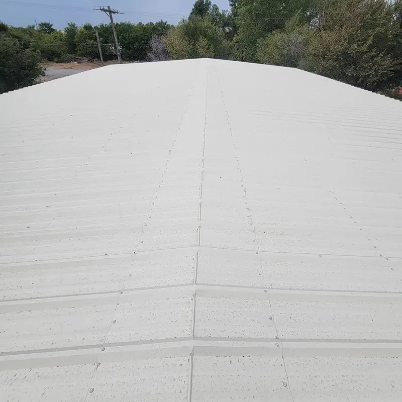 After R-Panel Metal Roof