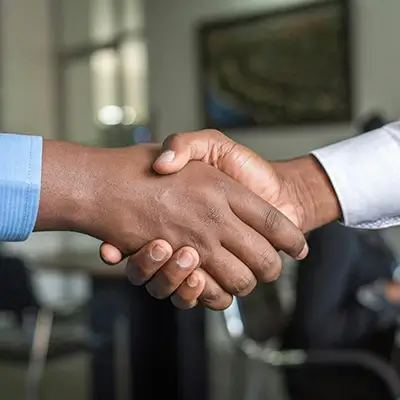 People shaking hands