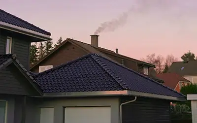 Houses in neighborhood